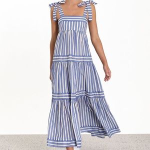 Zimmermann Verity Striped Maxi Dress